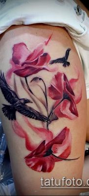 фото тату на ляжке (tattoo on thigh) (значение) — пример рисунка — 024 tatufoto.com