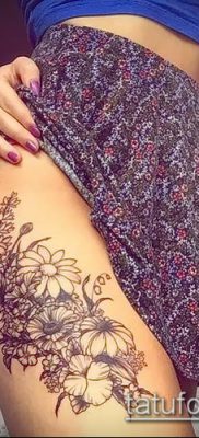 фото тату на ляжке (tattoo on thigh) (значение) — пример рисунка — 026 tatufoto.com