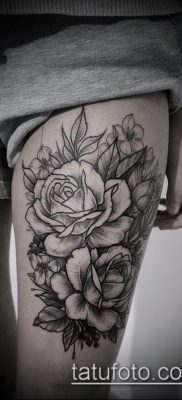 фото тату на ляжке (tattoo on thigh) (значение) — пример рисунка — 034 tatufoto.com