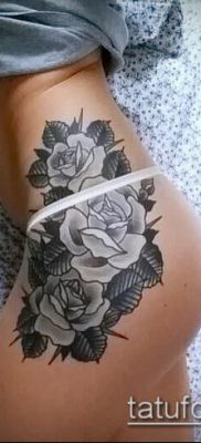 фото тату на ляжке (tattoo on thigh) (значение) — пример рисунка — 043 tatufoto.com