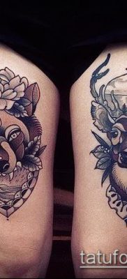 фото тату на ляжке (tattoo on thigh) (значение) — пример рисунка — 052 tatufoto.com