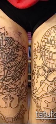 фото тату на ляжке (tattoo on thigh) (значение) — пример рисунка — 054 tatufoto.com