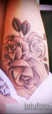 фото тату на ляжке (tattoo on thigh) (значение) — пример рисунка — 064 tatufoto.com
