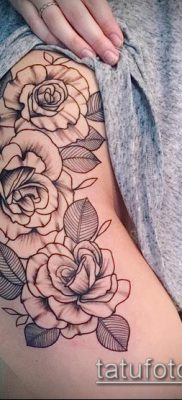 фото тату на ляжке (tattoo on thigh) (значение) — пример рисунка — 067 tatufoto.com