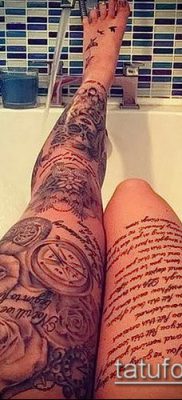 фото тату на ляжке (tattoo on thigh) (значение) — пример рисунка — 093 tatufoto.com