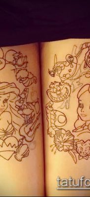 фото тату на ляжке (tattoo on thigh) (значение) — пример рисунка — 094 tatufoto.com