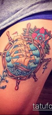 фото тату на ляжке (tattoo on thigh) (значение) — пример рисунка — 102 tatufoto.com