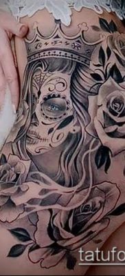 фото тату на ляжке (tattoo on thigh) (значение) — пример рисунка — 104 tatufoto.com