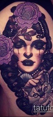 фото тату на ляжке (tattoo on thigh) (значение) — пример рисунка — 111 tatufoto.com