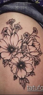 фото тату на ляжке (tattoo on thigh) (значение) — пример рисунка — 120 tatufoto.com