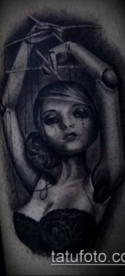 фото тату нитки с марионетка (tattoo) (значение) — пример рисунка — 003 tatufoto.com
