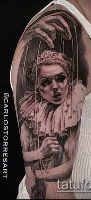 фото тату нитки с марионетка (tattoo) (значение) — пример рисунка — 009 tatufoto.com