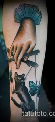 фото тату нитки с марионетка (tattoo) (значение) — пример рисунка — 026 tatufoto.com