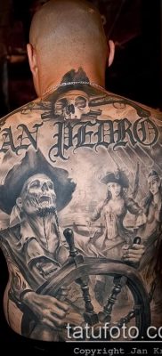 фото тату пират (значение) — пример интересного рисунка тату — 009 tatufoto.com