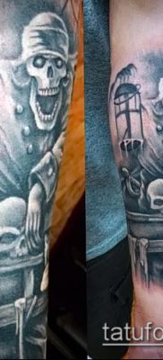 фото тату пират (значение) — пример интересного рисунка тату — 028 tatufoto.com