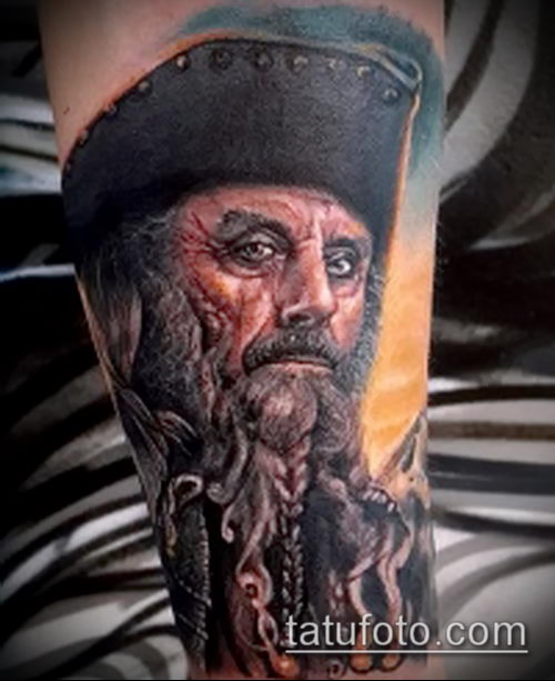 фото тату пират (значение) - пример интересного рисунка тату - 053 tatufoto.com