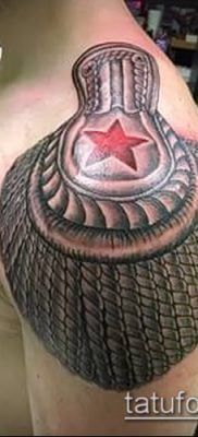 фото тату погон (tattoo epaulettes) (значение) — пример рисунка — 030 tatufoto.com