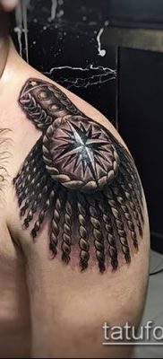 фото тату погон (tattoo epaulettes) (значение) — пример рисунка — 035 tatufoto.com