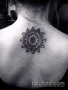 фото тату подсолнух (значение) - пример интересного рисунка тату - 034 tatufoto.com