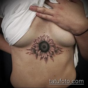 фото тату подсолнух (значение) - пример интересного рисунка тату - 037 tatufoto.com