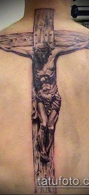 фото тату распятие (crucifix tattoo) (значение) — пример рисунка — 001 tatufoto.com