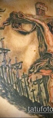 фото тату распятие (crucifix tattoo) (значение) — пример рисунка — 012 tatufoto.com