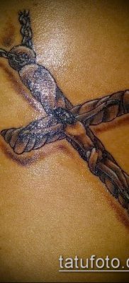фото тату распятие (crucifix tattoo) (значение) — пример рисунка — 018 tatufoto.com