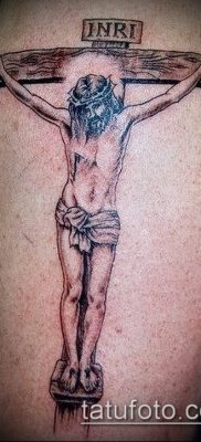 фото тату распятие (crucifix tattoo) (значение) — пример рисунка — 019 tatufoto.com