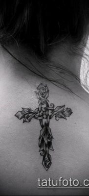фото тату распятие (crucifix tattoo) (значение) — пример рисунка — 020 tatufoto.com