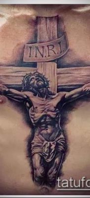 фото тату распятие (crucifix tattoo) (значение) — пример рисунка — 031 tatufoto.com