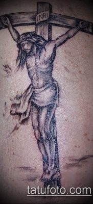 фото тату распятие (crucifix tattoo) (значение) — пример рисунка — 046 tatufoto.com
