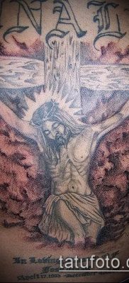 фото тату распятие (crucifix tattoo) (значение) — пример рисунка — 054 tatufoto.com