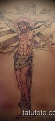 фото тату распятие (crucifix tattoo) (значение) — пример рисунка — 055 tatufoto.com