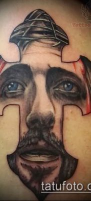 фото тату распятие (crucifix tattoo) (значение) — пример рисунка — 061 tatufoto.com