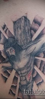 фото тату распятие (crucifix tattoo) (значение) — пример рисунка — 063 tatufoto.com