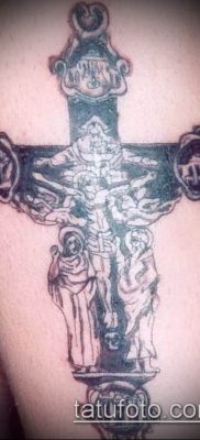фото тату распятие (crucifix tattoo) (значение) — пример рисунка — 070 tatufoto.com