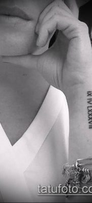 фото тату римские цифры (roman numerals) (значение) — пример рисунка — 119 tatufoto.com