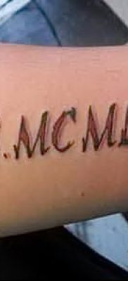 фото тату римские цифры (roman numerals) (значение) — пример рисунка — 153 tatufoto.com