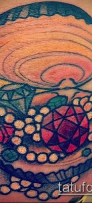 фото тату рубин (ruby tattoo) (значение) — пример рисунка — 023 tatufoto.com