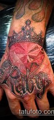 фото тату рубин (ruby tattoo) (значение) — пример рисунка — 032 tatufoto.com