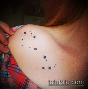 фото тату созвездие (значение) - пример интересного рисунка тату - 023 tatufoto.com