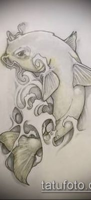 фото тату сом (catfish tattoo) (значение) — пример рисунка — 003 tatufoto.com