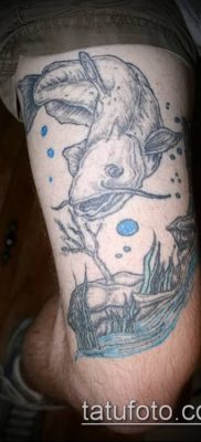 фото тату сом (catfish tattoo) (значение) — пример рисунка — 016 tatufoto.com