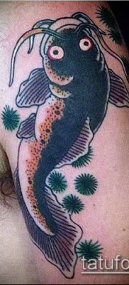 фото тату сом (catfish tattoo) (значение) — пример рисунка — 021 tatufoto.com