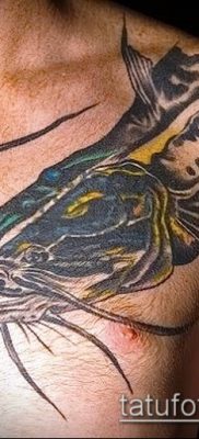 фото тату сом (catfish tattoo) (значение) — пример рисунка — 027 tatufoto.com