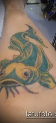 фото тату сом (catfish tattoo) (значение) — пример рисунка — 028 tatufoto.com