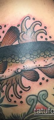 фото тату сом (catfish tattoo) (значение) — пример рисунка — 031 tatufoto.com
