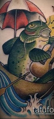 фото тату сом (catfish tattoo) (значение) — пример рисунка — 038 tatufoto.com