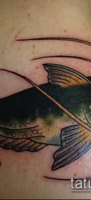 фото тату сом (catfish tattoo) (значение) — пример рисунка — 045 tatufoto.com