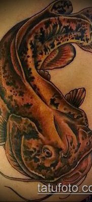 фото тату сом (catfish tattoo) (значение) — пример рисунка — 062 tatufoto.com